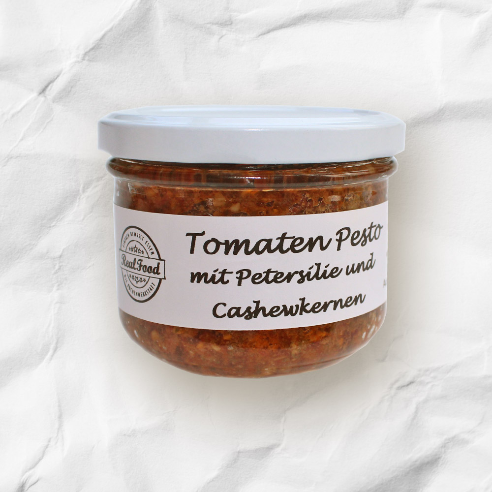 Tomatenpesto mit Cashewkernen - my-realfood.de